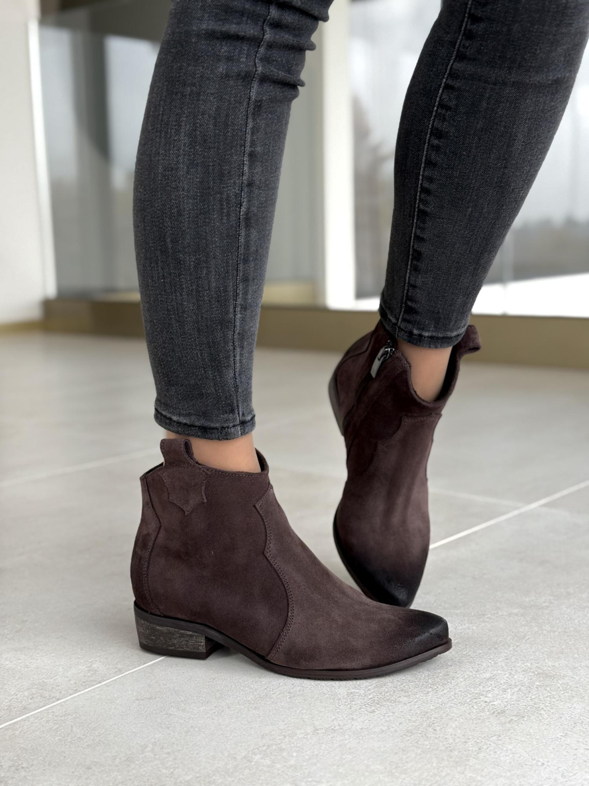 Kowbojki skórzane OLEKSY Polskiej produkcji