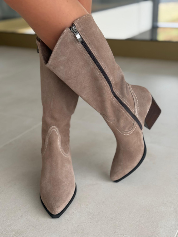 Kowbojki skórzane OLEKSY Polskiej produkcji