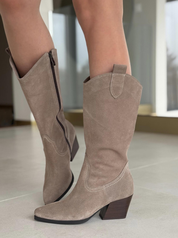 Kowbojki skórzane OLEKSY Polskiej produkcji