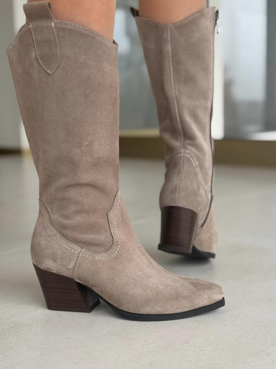 Kowbojki skórzane OLEKSY Polskiej produkcji