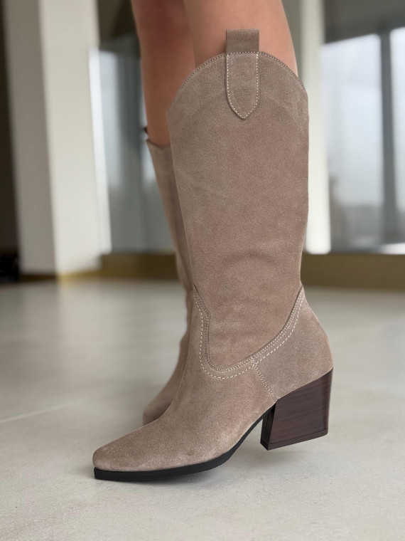 Kowbojki skórzane OLEKSY Polskiej produkcji