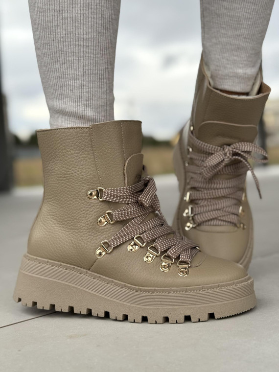 Śniegowce skórzane OLEKSY Polskiej produkcji