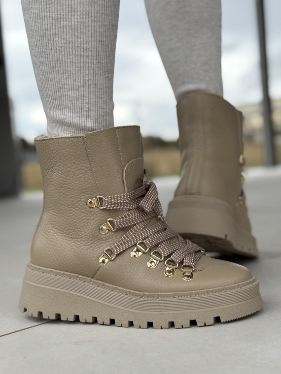 Śniegowce skórzane OLEKSY Polskiej produkcji