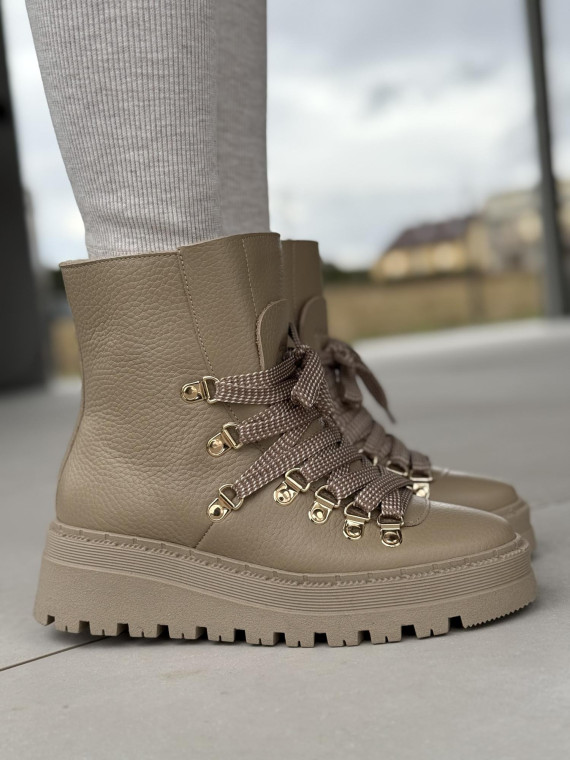 Śniegowce skórzane OLEKSY Polskiej produkcji