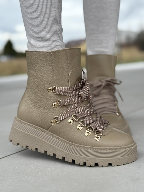 Śniegowce skórzane OLEKSY Polskiej produkcji