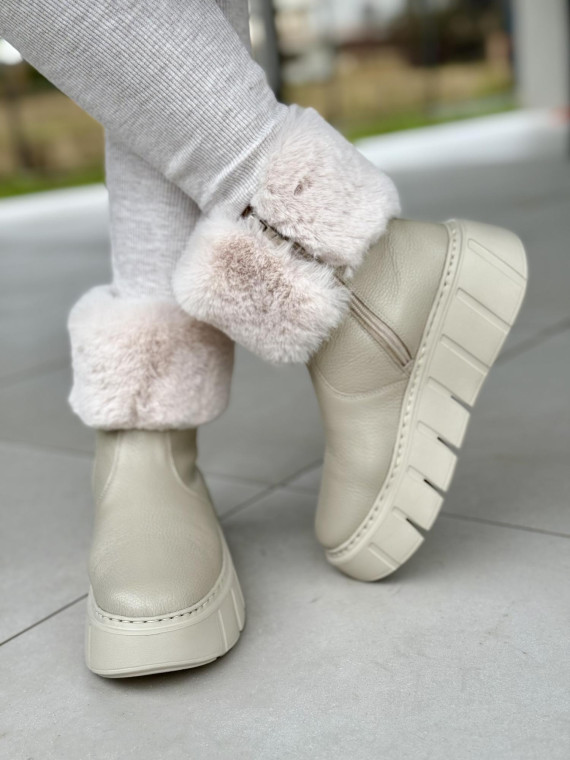 Śniegowce skórzane OLEKSY Polskiej produkcji