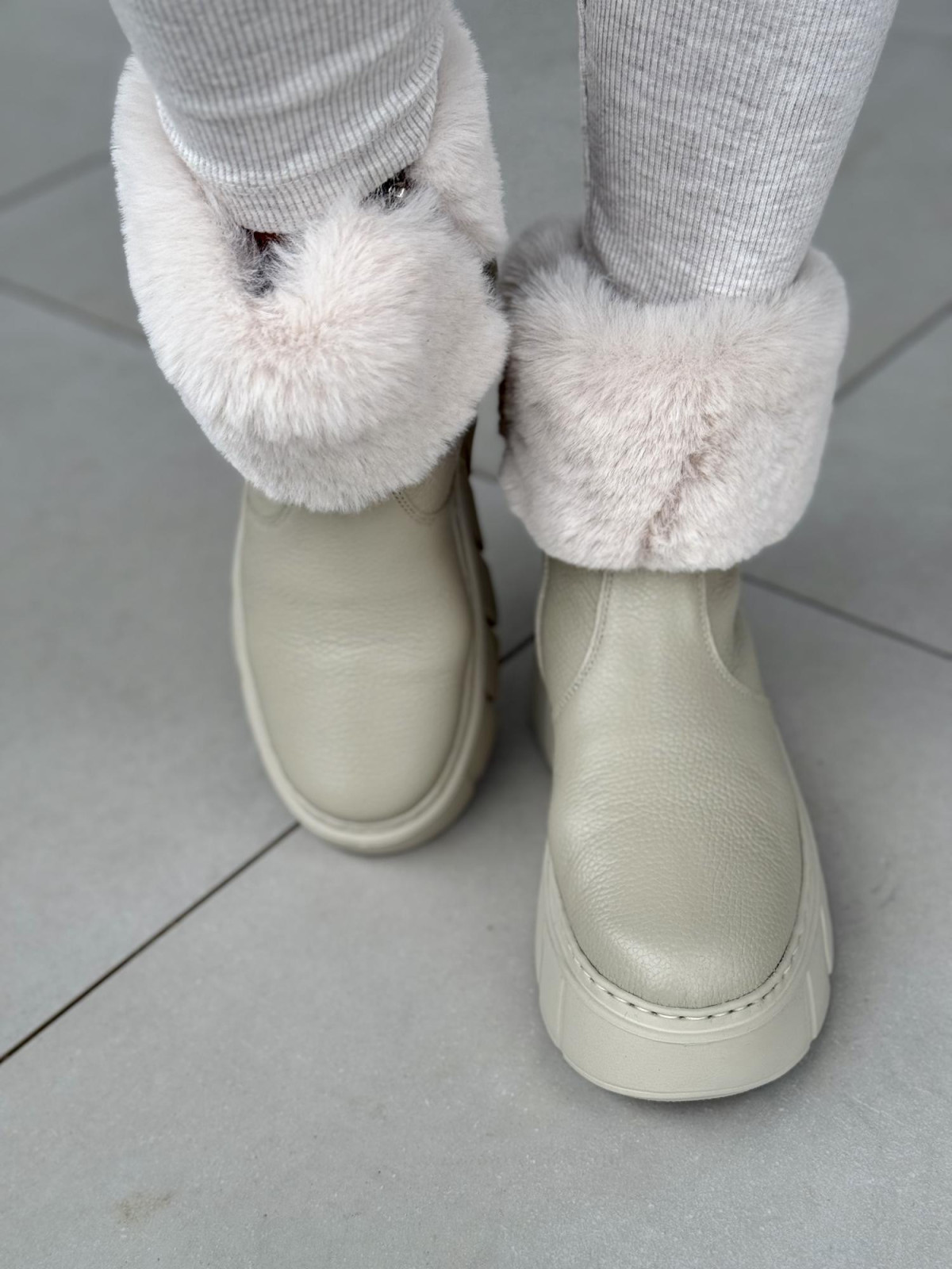 Śniegowce skórzane OLEKSY Polskiej produkcji