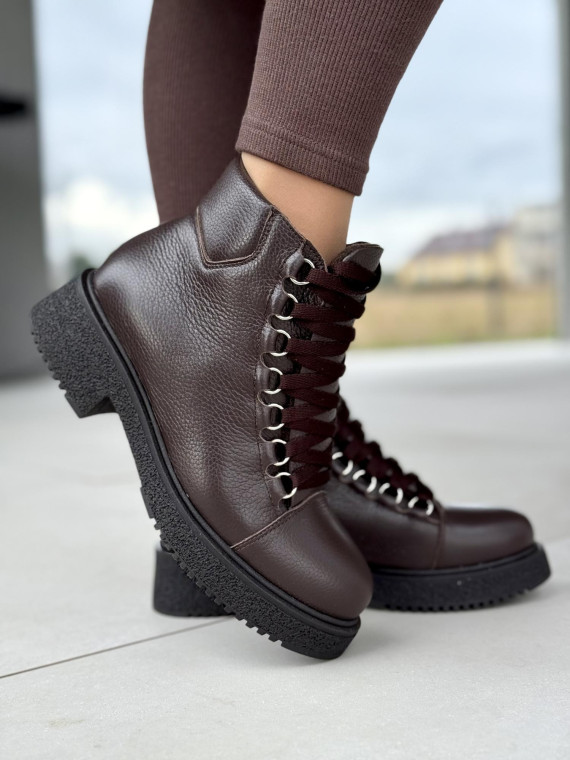 Botki skórzane OLEKSY Polskiej produkcji