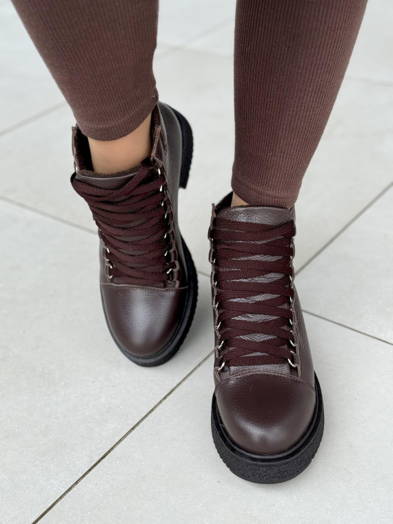 Botki skórzane OLEKSY Polskiej produkcji