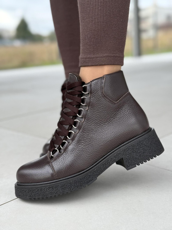 Botki skórzane OLEKSY Polskiej produkcji