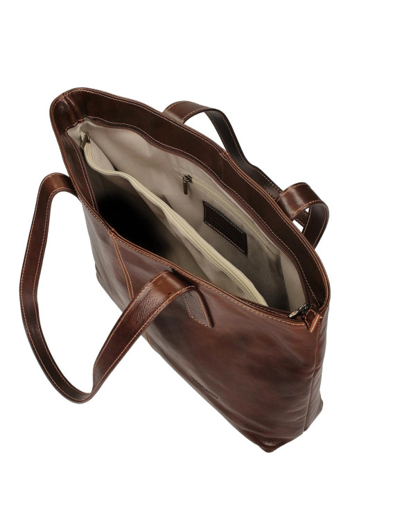 Elegancka torebka damska ze skóry naturalnej