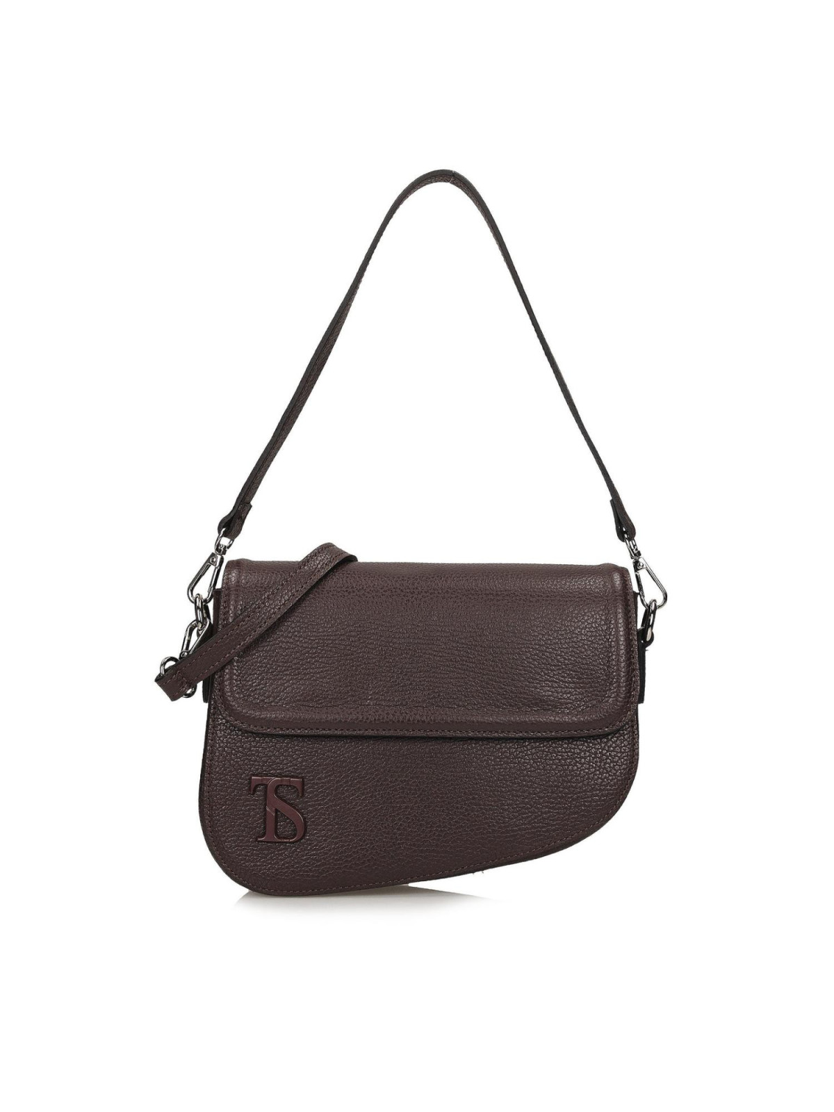 Brązowa torebka damska ze skóry naturalnej