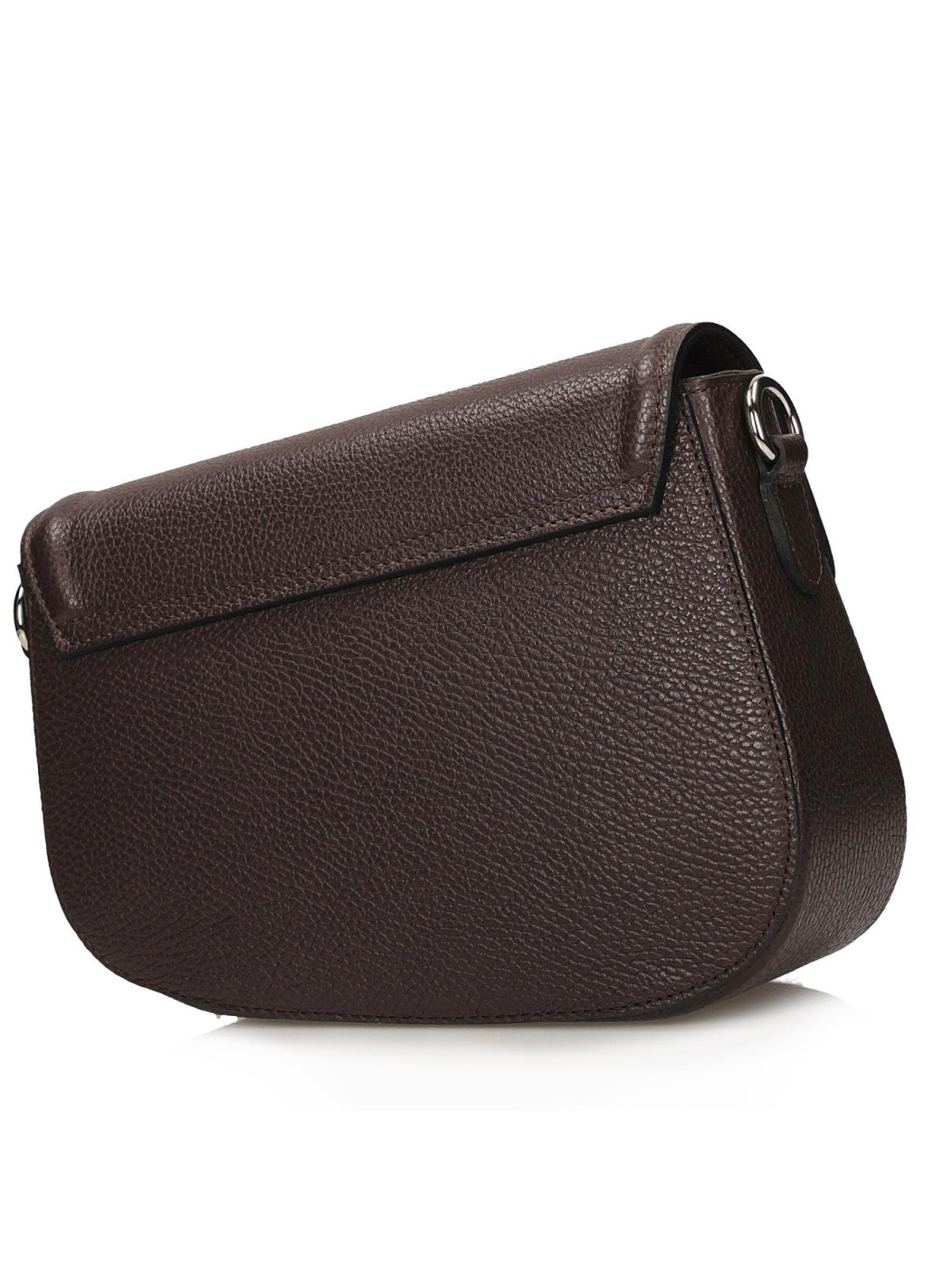 Brązowa torebka damska ze skóry naturalnej