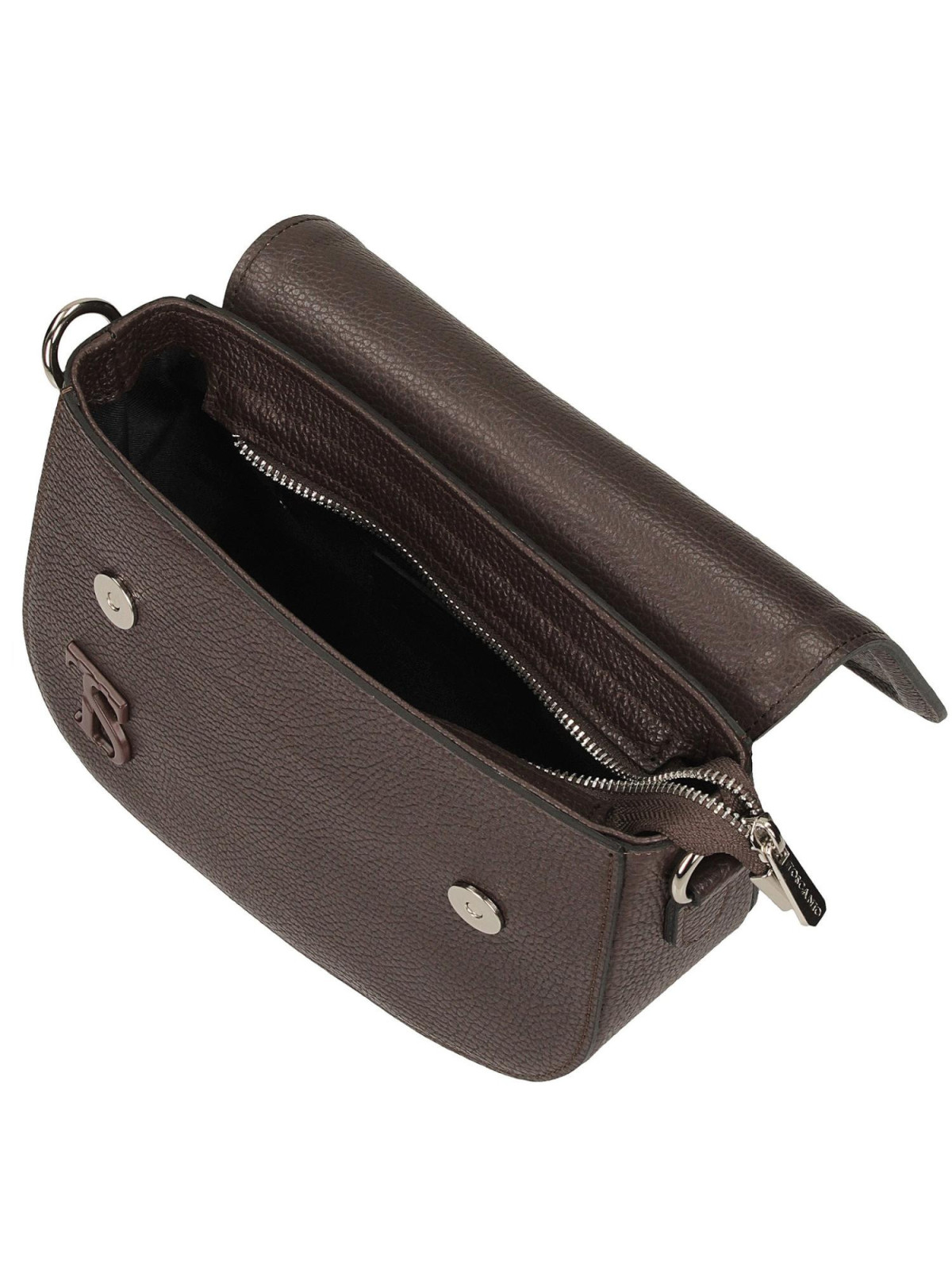 Brązowa torebka damska ze skóry naturalnej