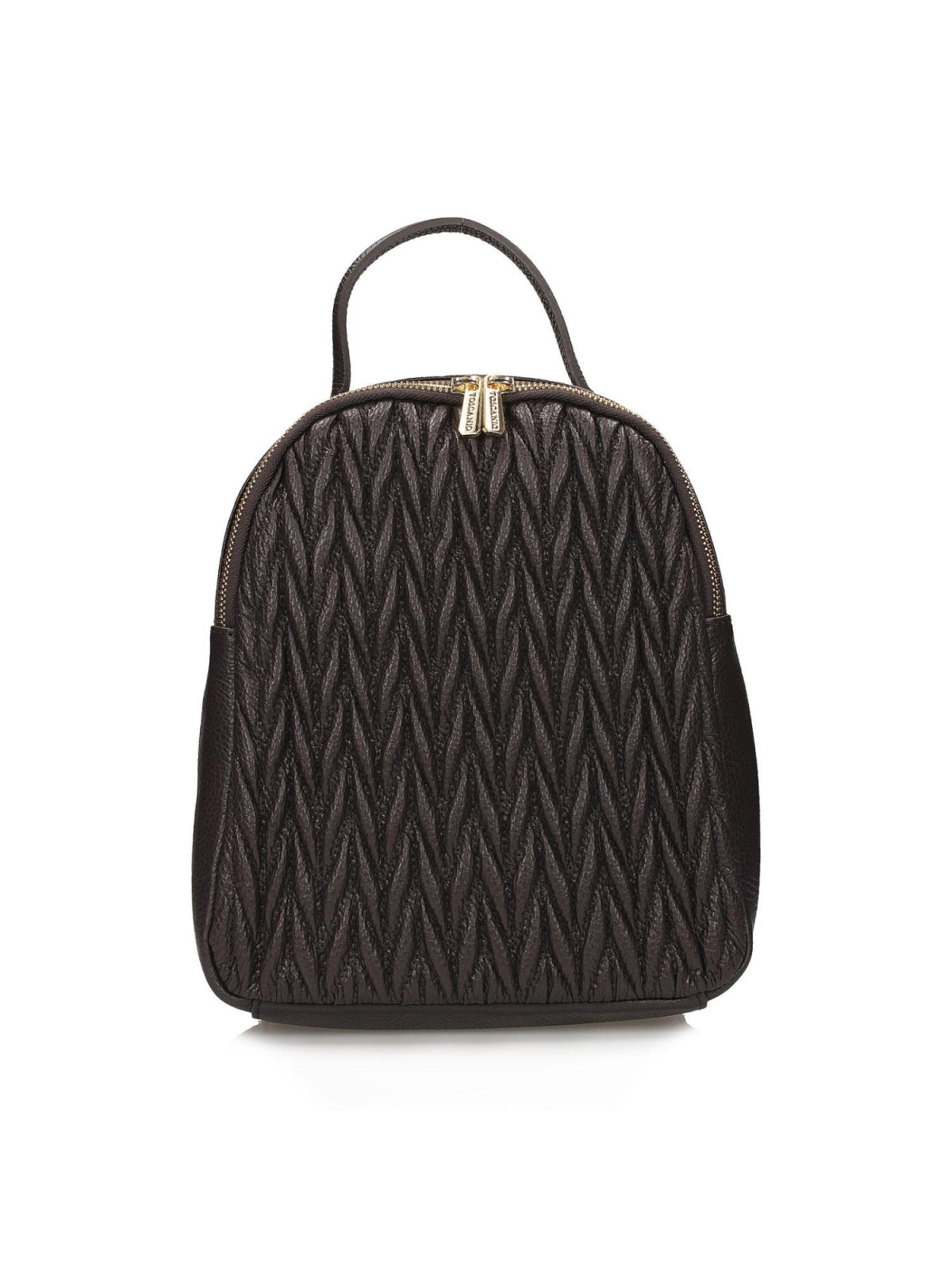 Brązowy plecak damski ze skóry naturalnej