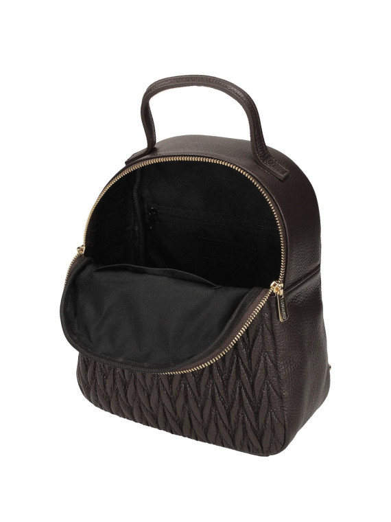 Brązowy plecak damski ze skóry naturalnej