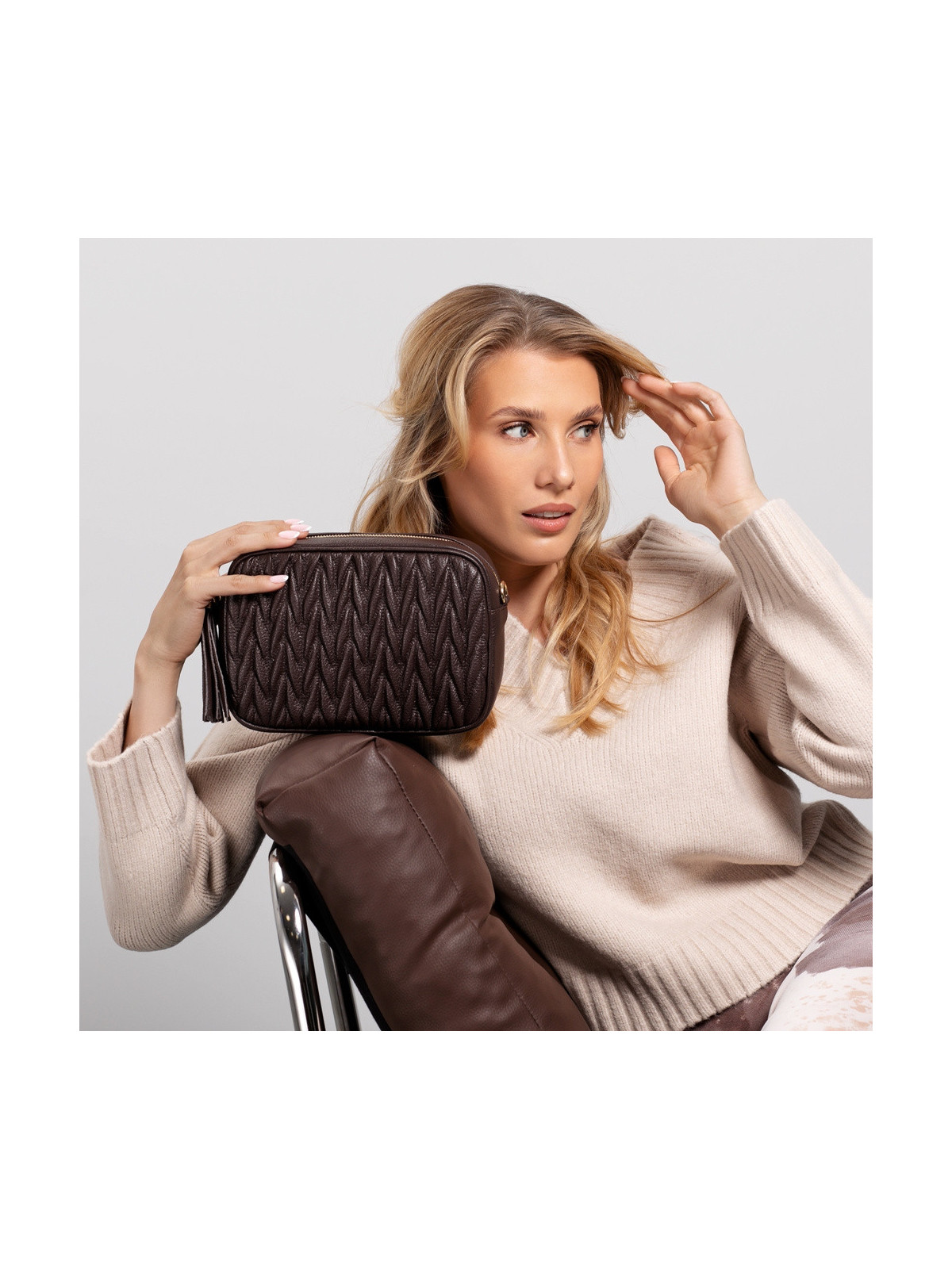 Torebka damska ze skóry naturalnej