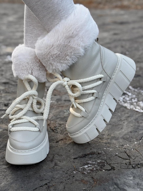 Śniegowce skórzane OLEKSY Polskiej produkcji