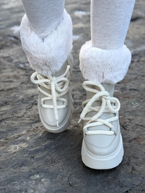 Śniegowce skórzane OLEKSY Polskiej produkcji