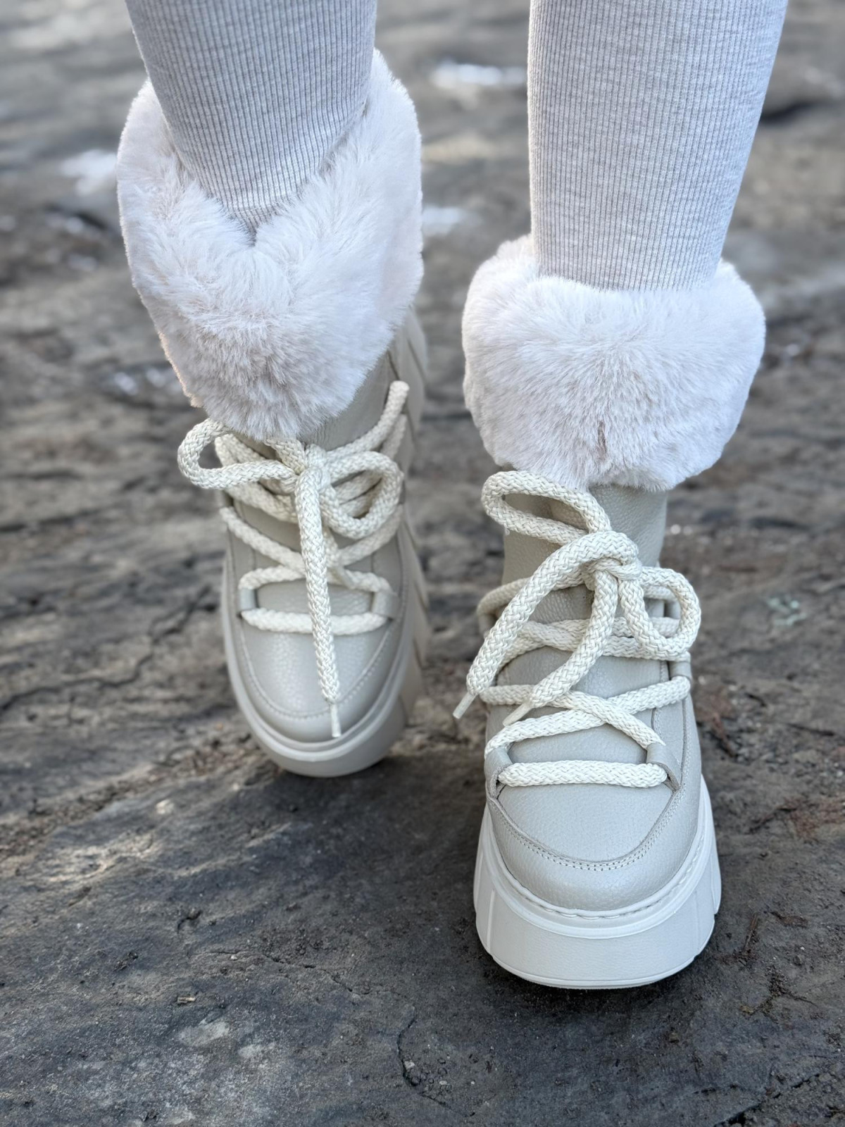 Śniegowce skórzane OLEKSY Polskiej produkcji