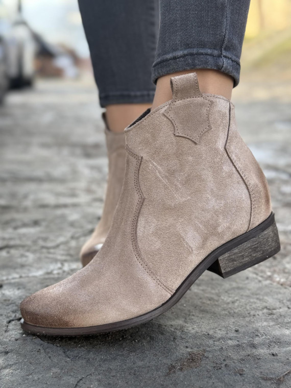 Kowbojki skórzane OLEKSY Polskiej produkcji