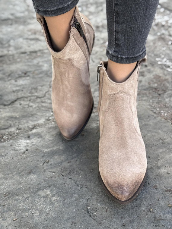 Kowbojki skórzane OLEKSY Polskiej produkcji