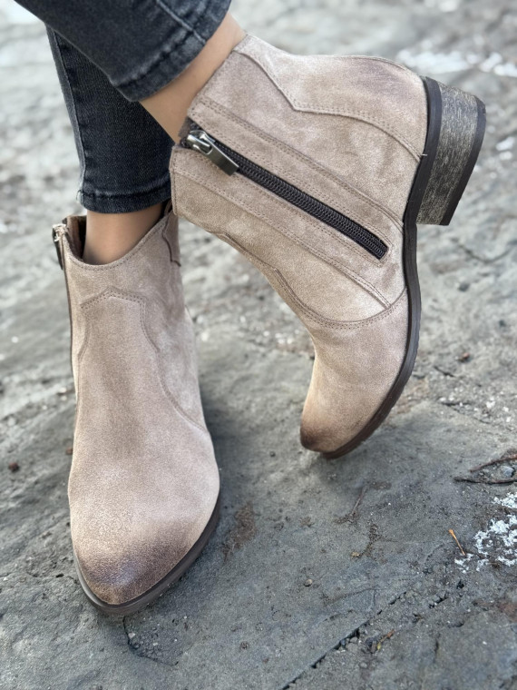 Kowbojki skórzane OLEKSY Polskiej produkcji