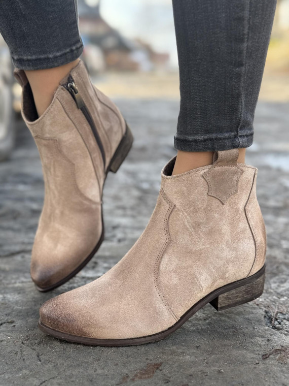 Kowbojki skórzane OLEKSY Polskiej produkcji