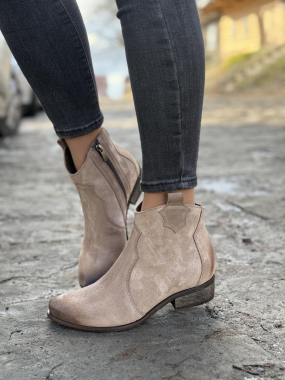 Kowbojki skórzane OLEKSY Polskiej produkcji