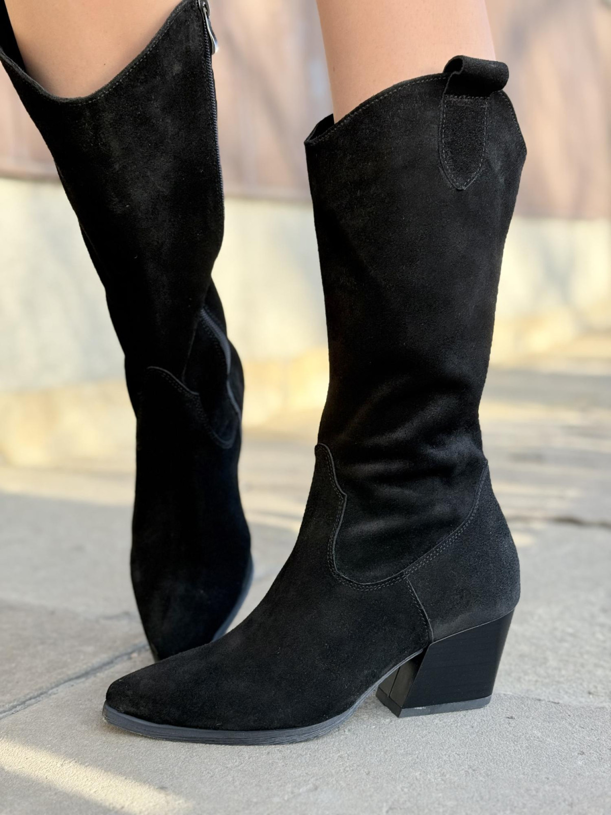 Kowbojki skórzane OLEKSY Polskiej produkcji