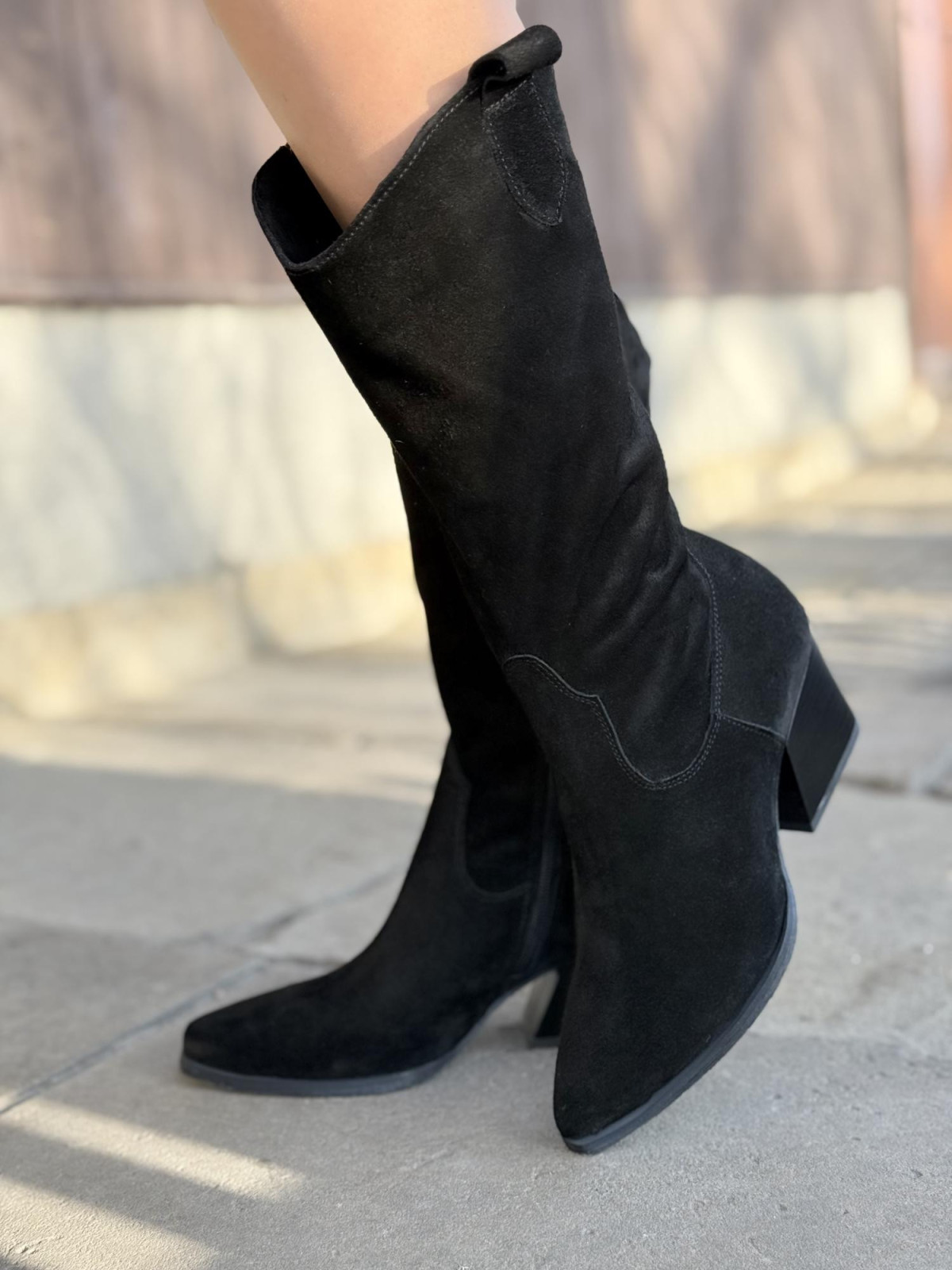 Kowbojki skórzane OLEKSY Polskiej produkcji