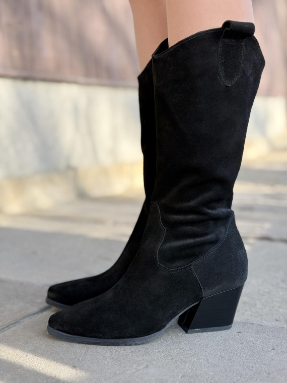 Kowbojki skórzane OLEKSY Polskiej produkcji