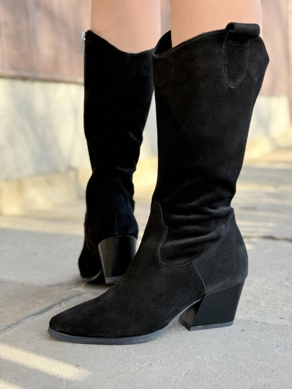 Kowbojki skórzane OLEKSY Polskiej produkcji