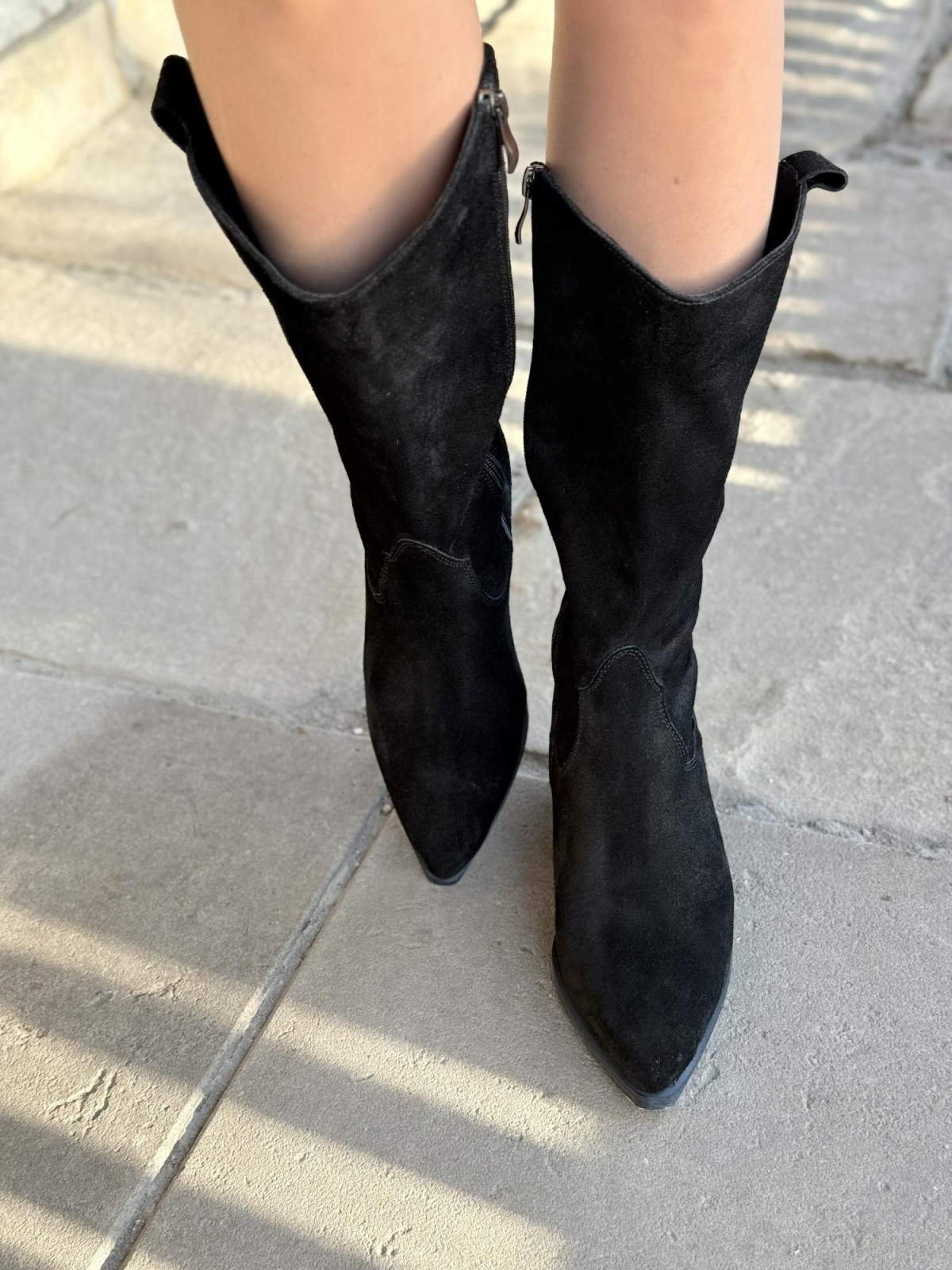 Kowbojki skórzane OLEKSY Polskiej produkcji