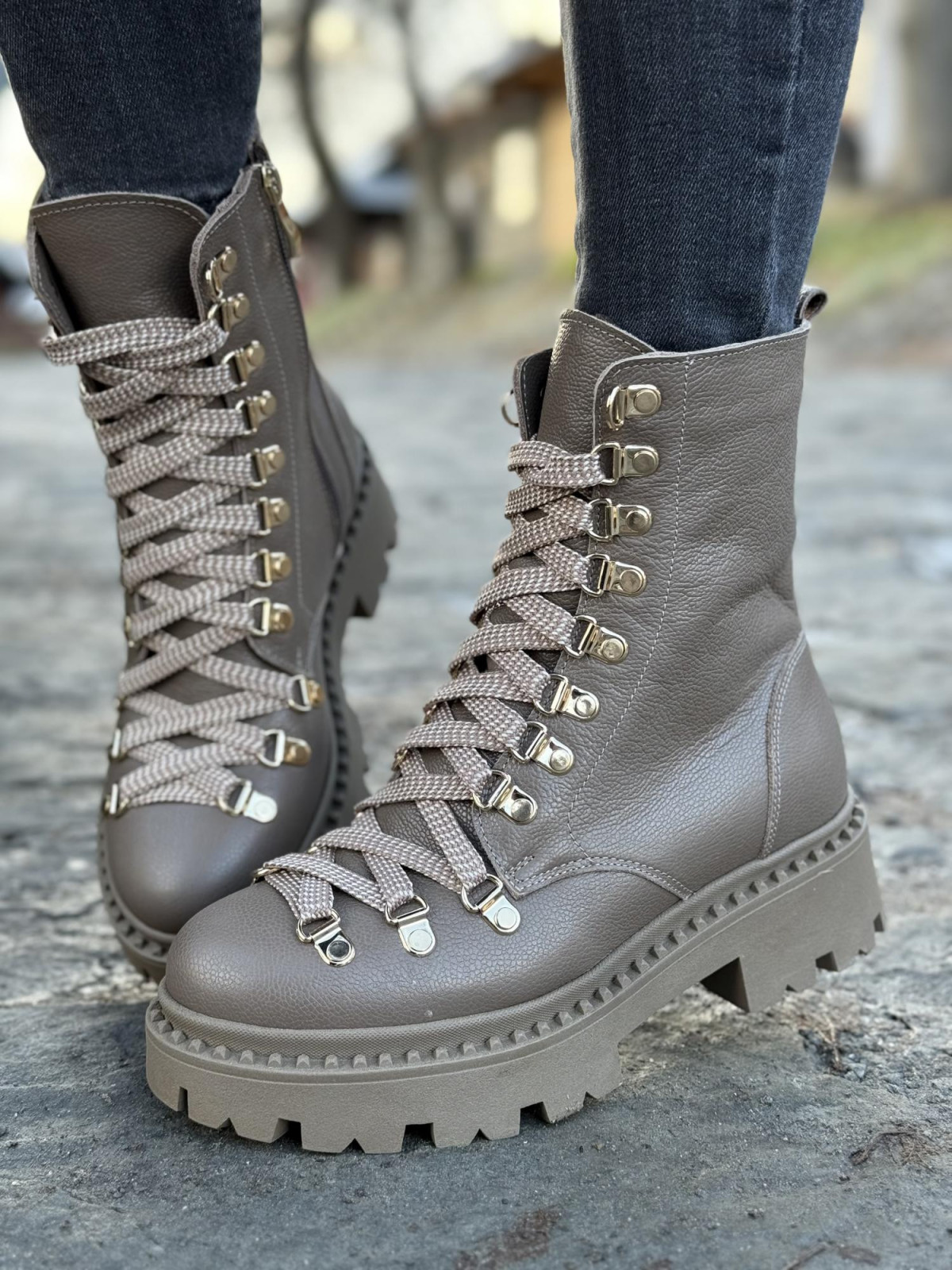 Trapery skórzane OLEKSY Polskiej produkcji