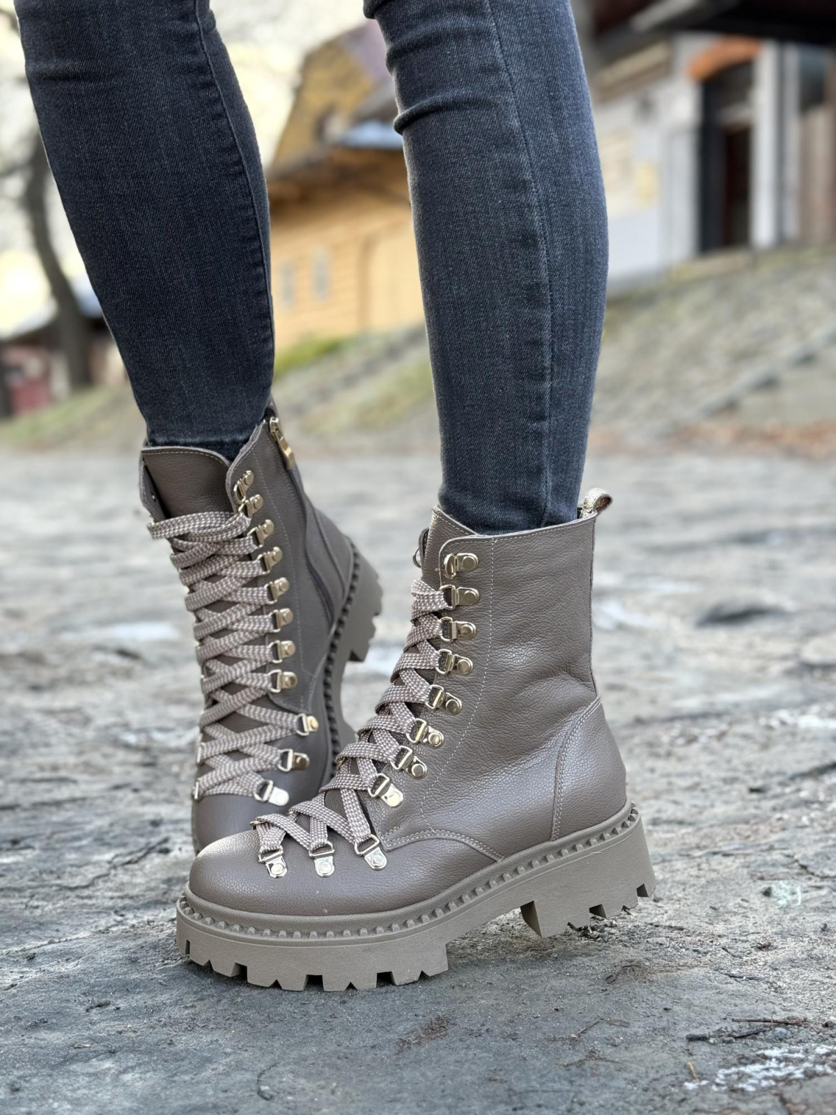 Trapery skórzane OLEKSY Polskiej produkcji