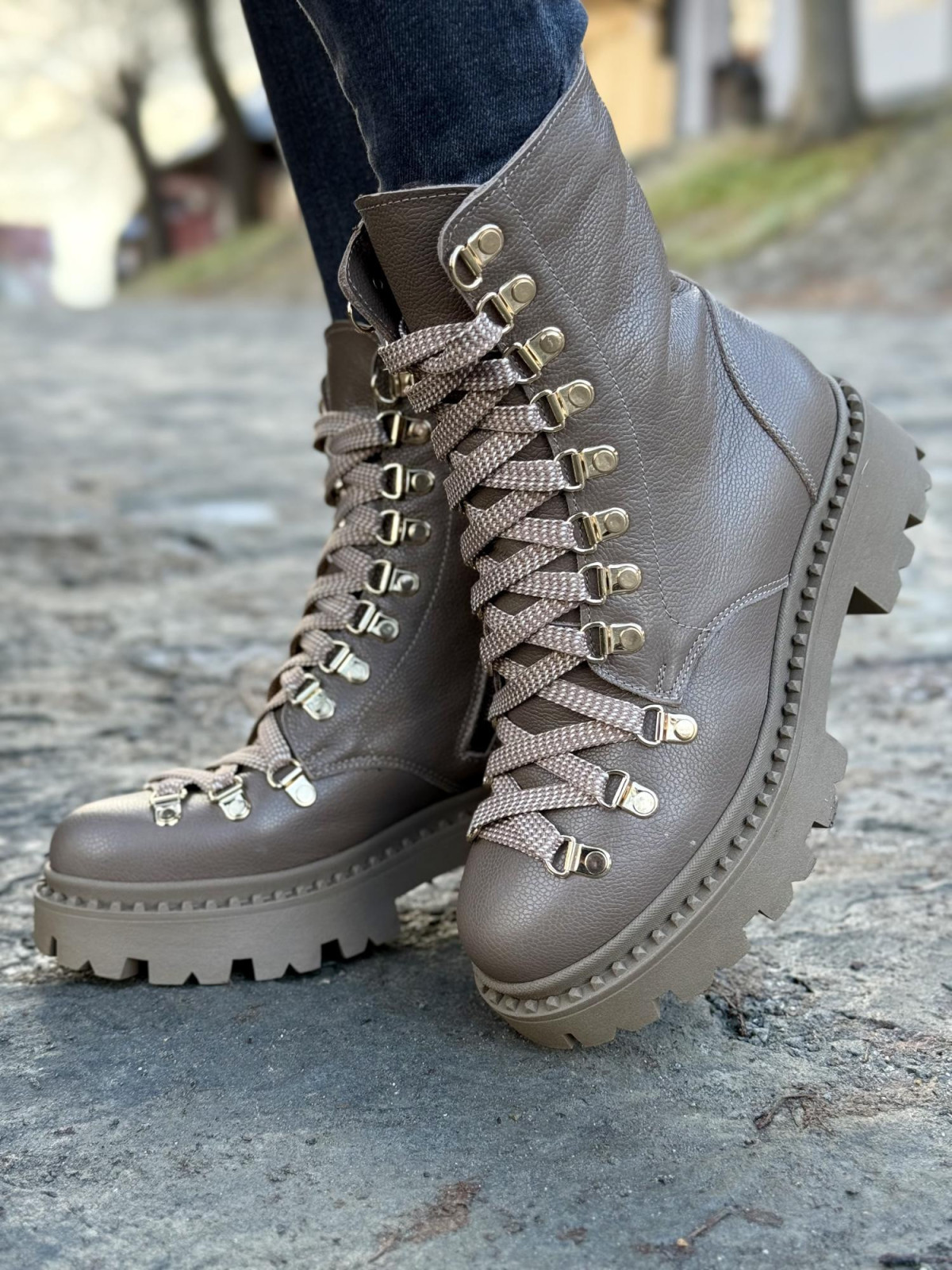 Trapery skórzane OLEKSY Polskiej produkcji