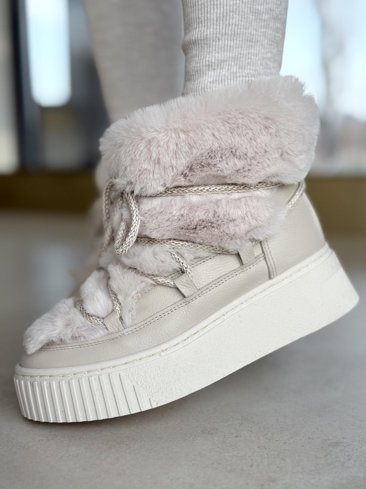 Śniegowce skórzane OLEKSY Polskiej produkcji