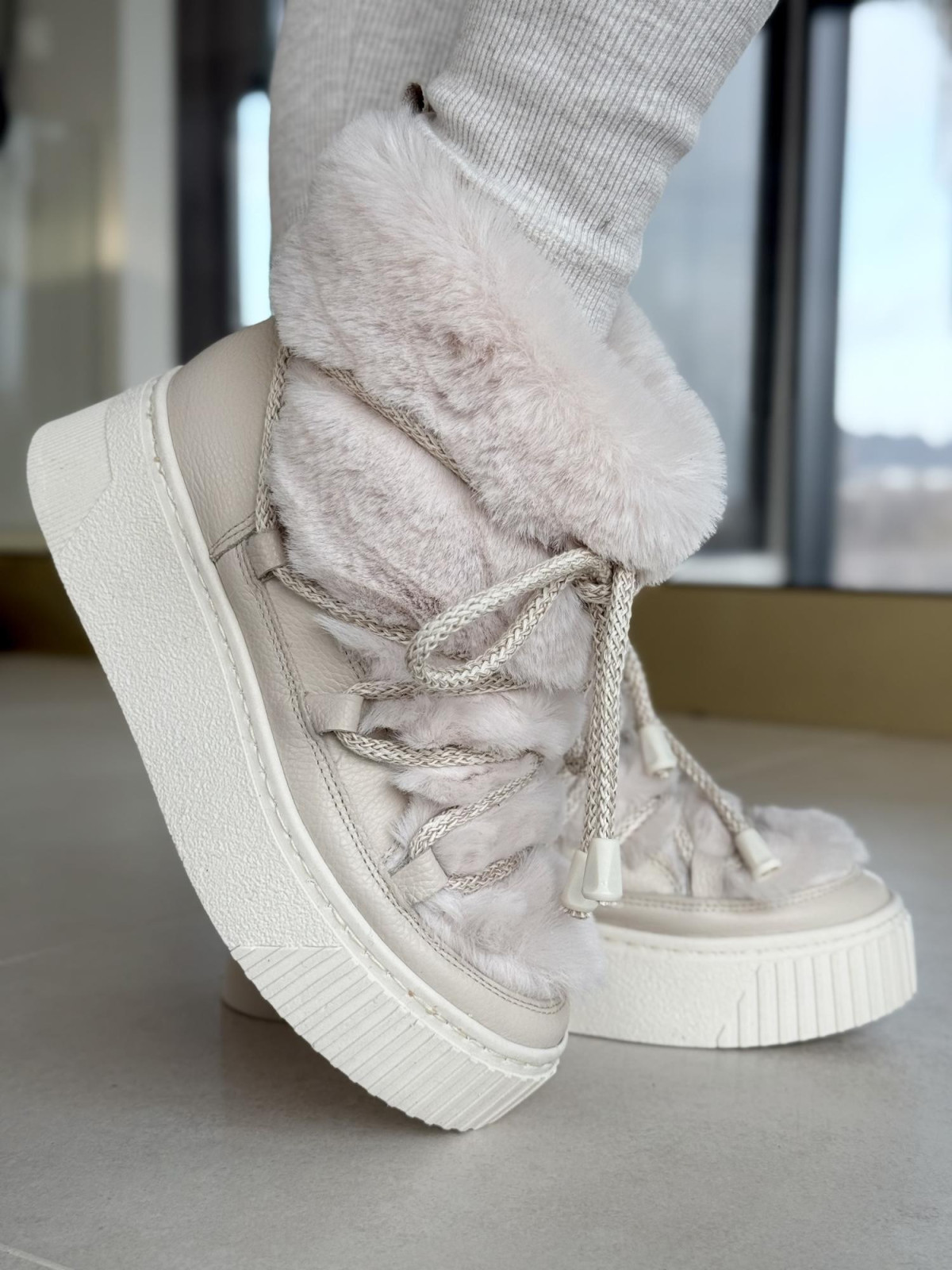 Śniegowce skórzane OLEKSY Polskiej produkcji