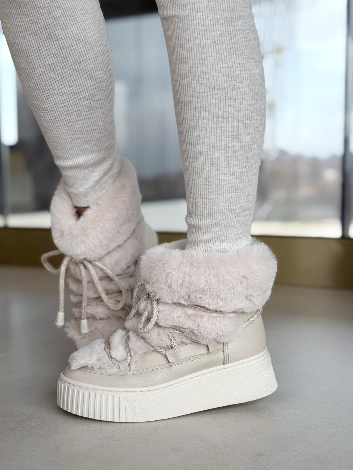 Śniegowce skórzane OLEKSY Polskiej produkcji