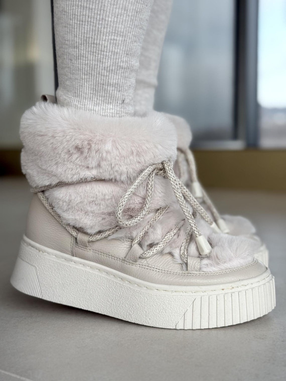 Śniegowce skórzane OLEKSY Polskiej produkcji