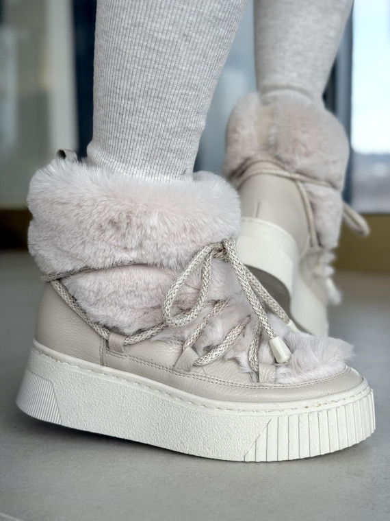 Śniegowce skórzane OLEKSY Polskiej produkcji