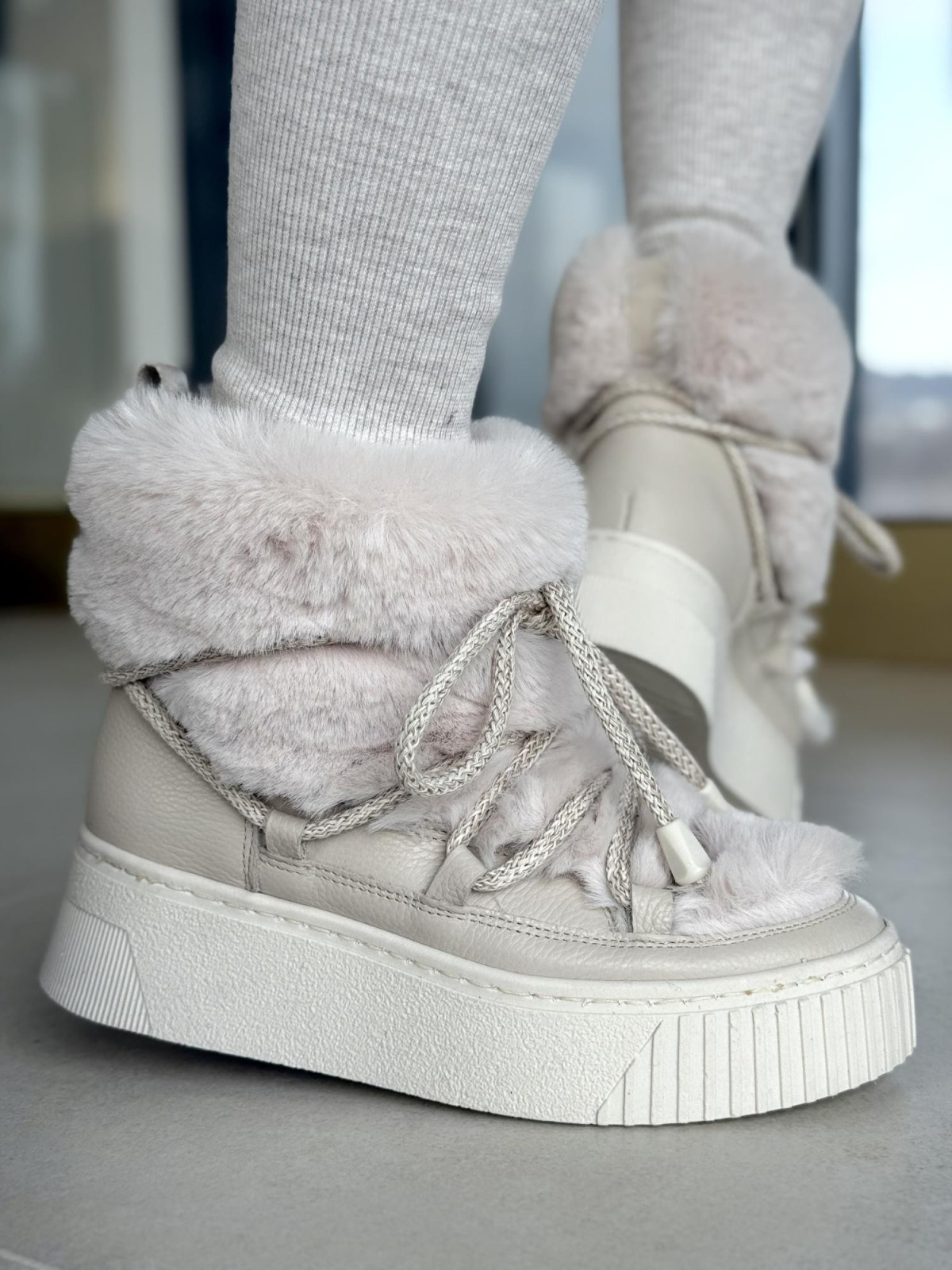 Śniegowce skórzane OLEKSY Polskiej produkcji