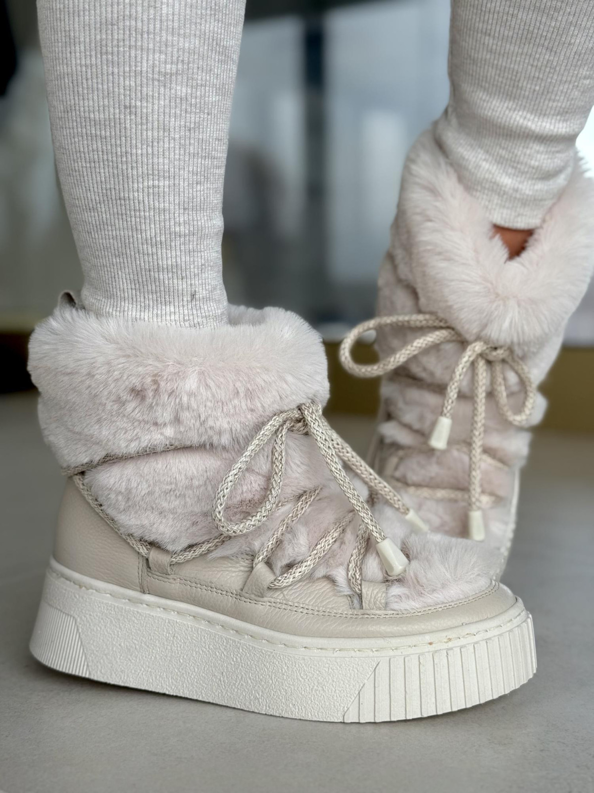 Śniegowce skórzane OLEKSY Polskiej produkcji