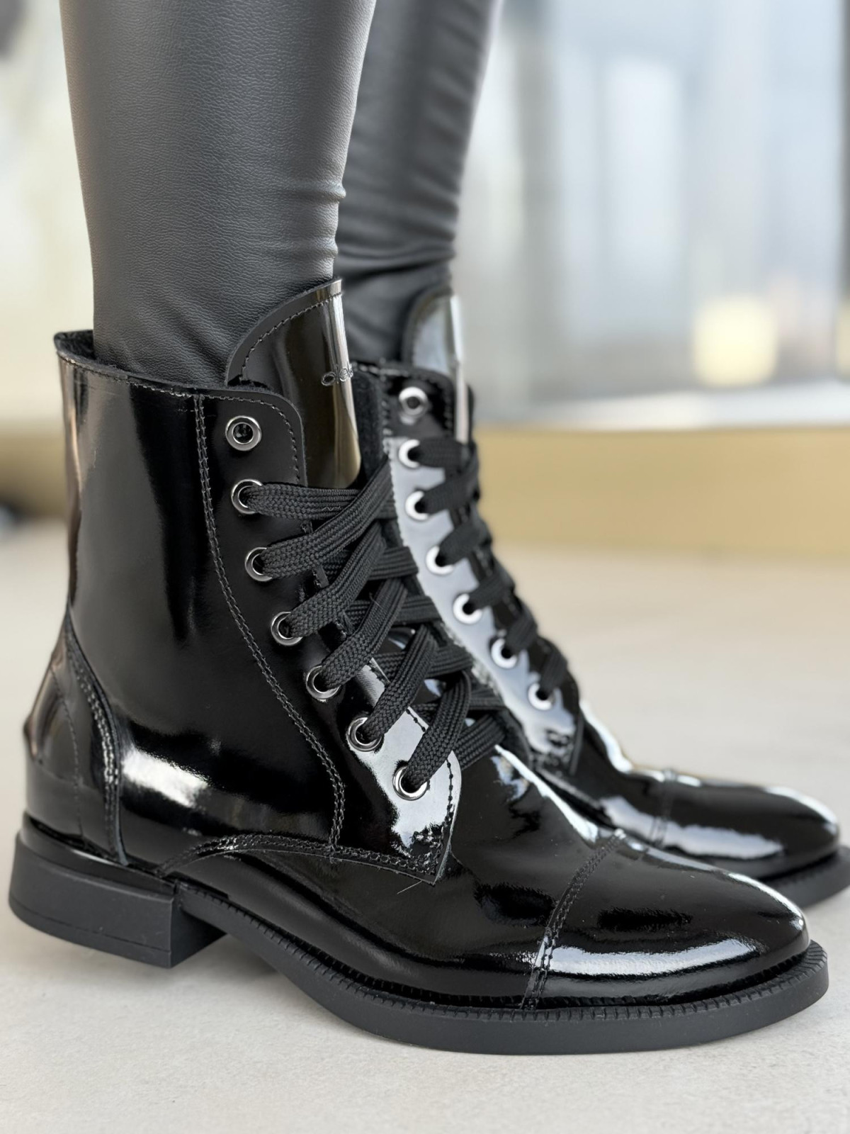 Botki skórzane OLEKSY Polskiej produkcji