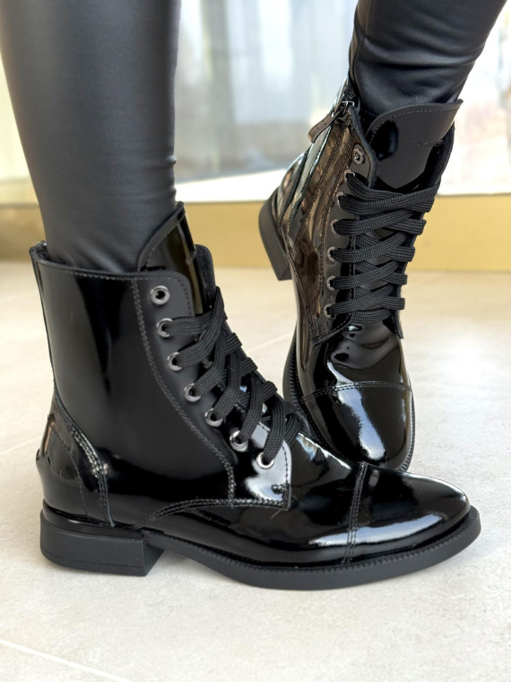 Botki skórzane OLEKSY Polskiej produkcji