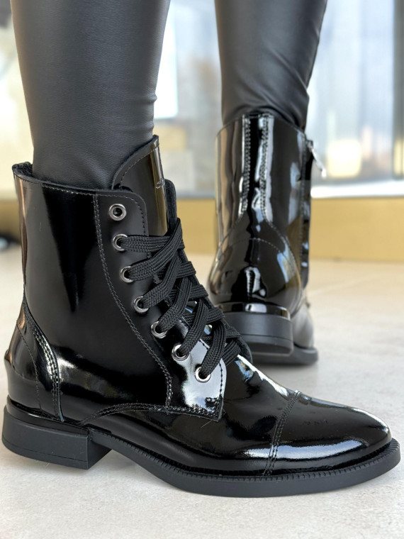 Botki skórzane OLEKSY Polskiej produkcji