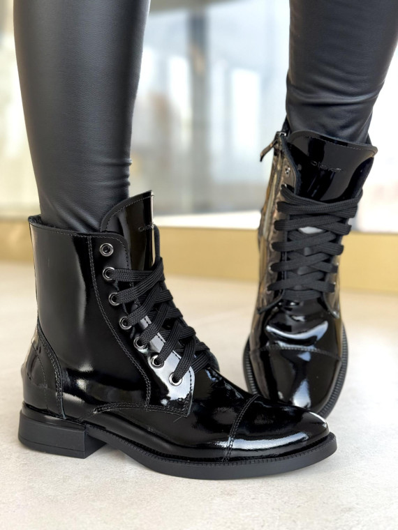 Botki skórzane OLEKSY Polskiej produkcji