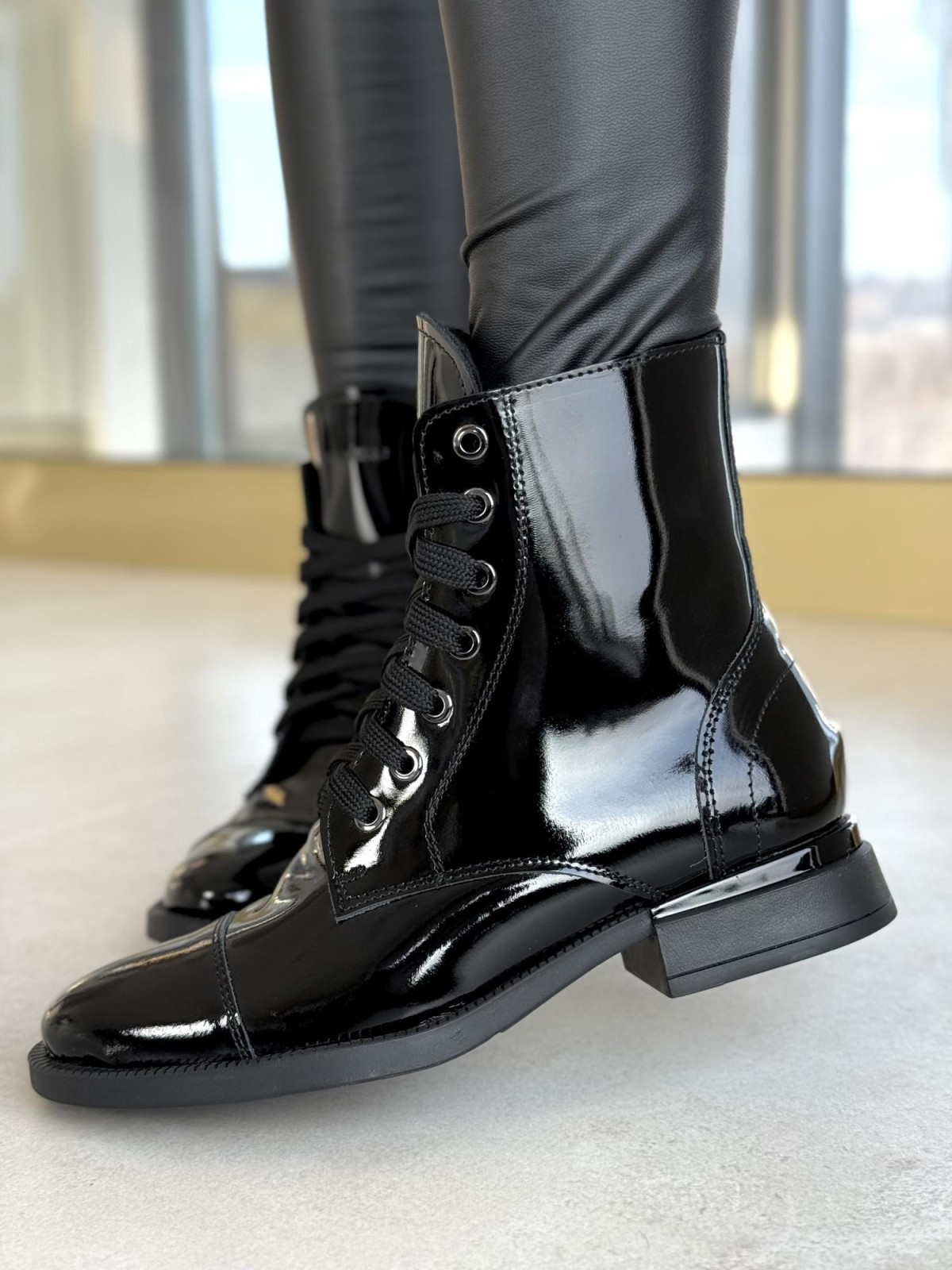 Botki skórzane OLEKSY Polskiej produkcji