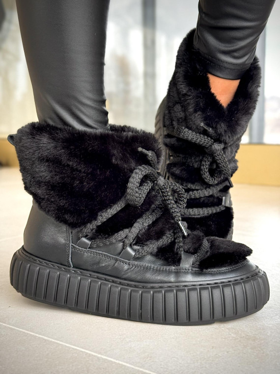 Śniegowce skórzane OLEKSY Polskiej produkcji